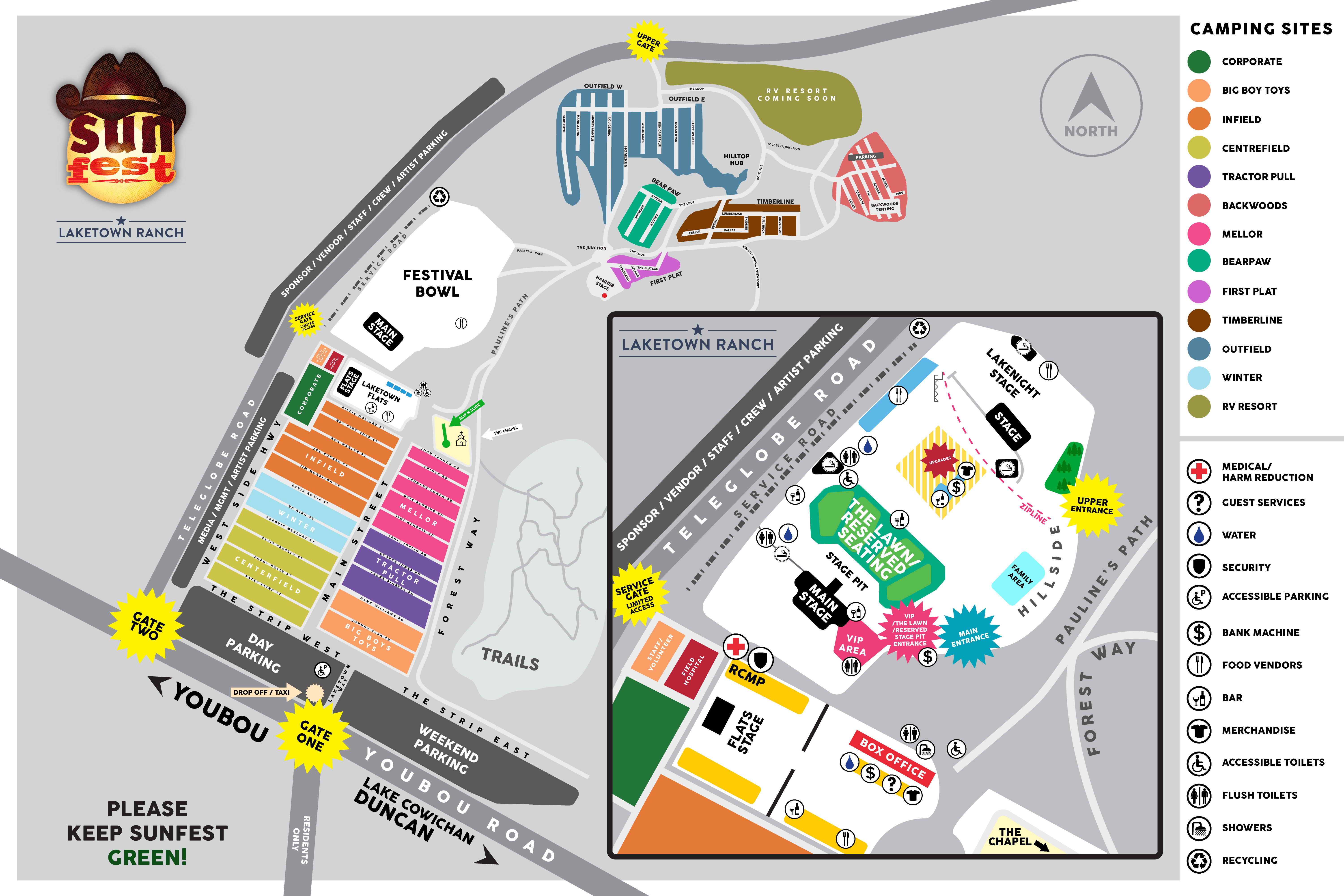 Maps Sunfest Country Music Festival